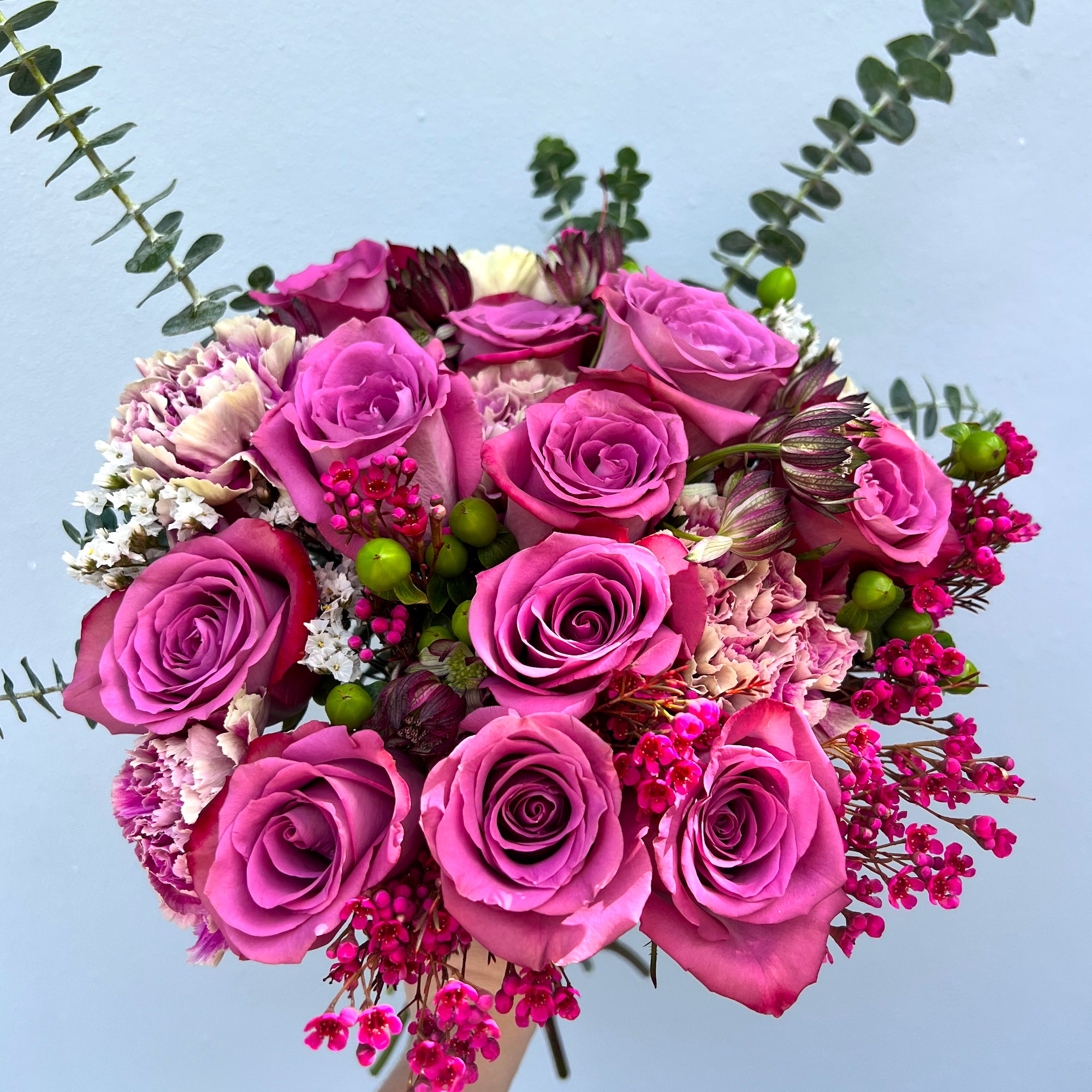 The Flower Girls Miami Bouquet - Dozen Roses